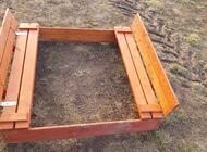 Grajewo ogłoszenia: Sprzedam duża zamykana piaskownice 120x120 z ławeczkami. - zdjęcie